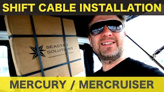 MERCRUISER SHIFT CABLE INSTALLATION