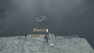 NieR:Automata - When 2B finds out you're going fishing for hours again