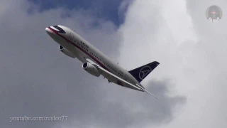 Репетиция МАКС 2017 - Суперджет / MAKS 2017 Rehearsal - Sukhoi Superjet-100