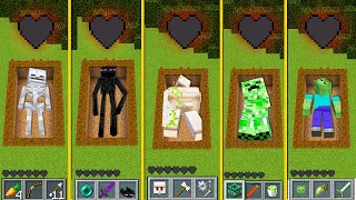 What if You RIP ALL MOBS in MINECRAFT - SKELETON ENDERMAN GOLEM ZOMBIE CREEPER BATTLE