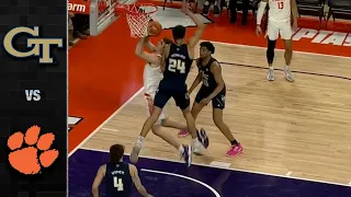 Georgia Tech vs. Clemson Men's Basketball Highlights (2021-22)