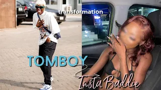 transforming ‘SHEISRICHAEL’ from tomboy to Insta Baddie ft. DWP Reaction 🥳