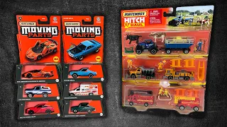 UNBOXING: 2024 Matchbox Moving Parts Wave 2 and Hitch & Haul Sets - Lambo Fail and Farm Set Success