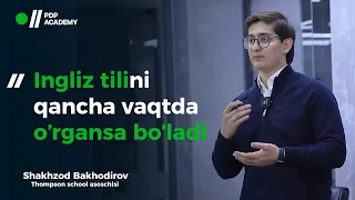 Ingliz tilini qancha vaqtda o'rganish mumkin? | Shakhzod Bakhodirov