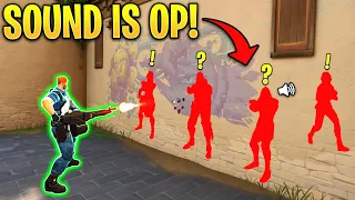 When Rank 1 Players use SOUND to OUTPLAY! - 200 IQ Tricks & OP Clips - Valorant Moments Montage