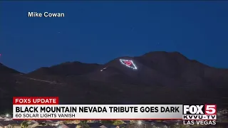 'Heart of Nevada' lights on Henderson’s Black Mountain stolen