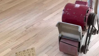 Howto Sand a Wood Floor Without (CHATTER MARKS) : when sanding a floor with a slotted drum sander.