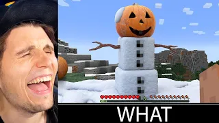Paluten REAGIERT auf Realistischer Schnee Golem - Minecraft Memes