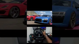 I Drag Race Audi R8 V10 - Forza Horizon 5 #shorts