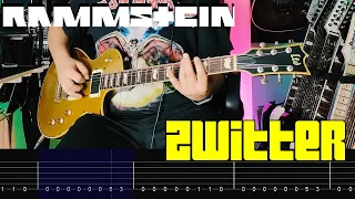 Rammstein - Zwitter Guitar Cover |TAB| |LESSON| |TUTORIAL| |DROP D|