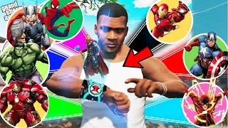 GTA 5 : Franklin Trying Avengers New Watch To Become New Avenger in GTA 5 ! (GTA 5 Mods) PART 2