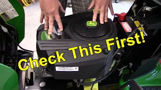 Riding Mower Engine Surging - Easy & Inexpensive Fix!