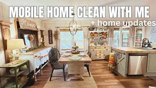 ✨NEW✨DOUBLEWIDE MOBILE HOME CLEAN WITH ME | MOBILE HOME UPDATES|