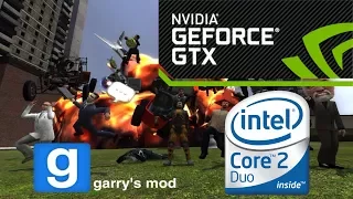 GMOD | GTX 1050 2GB | Intel Core 2 Quad Q6600