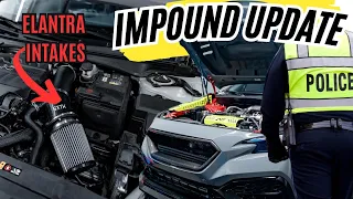 ELANTRA N INTAKE IS FINALLY HERE!! + WRX UPDATE WITH THE COPS!!!!