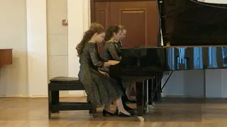 "Полет шмеля" Н.Римский-Корсаков, обработка для 2-х фортепиано в 8 рук В.Грязнова