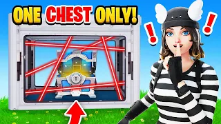The *ONE* CHEST Challenge in Fortnite! (HARD)