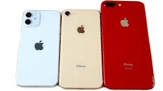 iPhone 12 Mini Size vs iPhone 8