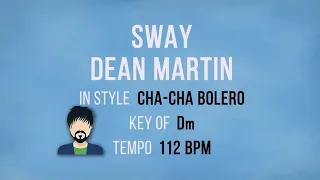 Sway - Dean Martin - Karaoke Male Backing Track