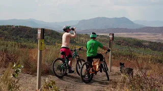 The fall side of Steamboat Springs: Biking