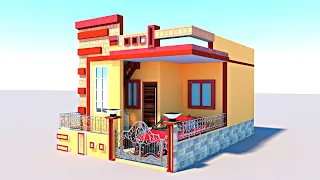 20 x 30 small 1 bed room house plan II 20 x 30 ghar ka naksha II 600 SQFT HOUSE DESIGN