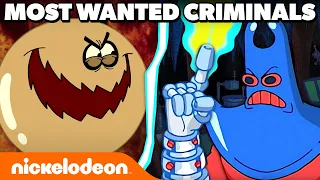 SpongeBob's Most Wanted Criminals 🚨 | 45 Minute Compilation | Nickelodeon Cartoon Universe
