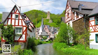 MONREAL GERMANY -  A Beautiful Picturesque Town In The Eifel 8K