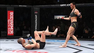 Weili Zhang vs Rose Namajunas | UFC 261 | UFC Free Fight | UFC 4 | EA Sports