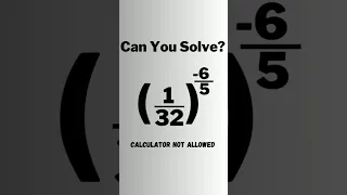 A Nice Easy Exponential Simplification Math Problem. #shorts #maths #exponential #olympiad #viral