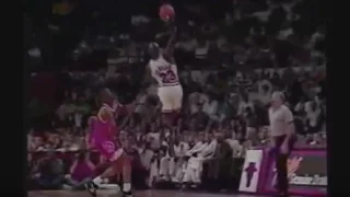 Why Michael Jordan is Legend? 2/6 - extreme rare palm catch, Big hands!