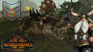 THE BIG ONE. NEW DREAD SAURIAN IS A BEAST. Thorek Quest Battle. NEW FLC Total War Warhammer 2