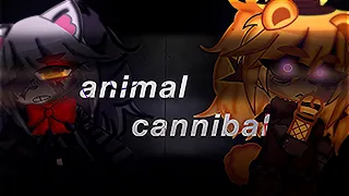 Animal Cannibal Meme || FNaF 1-2 || Gacha Club || Mangle & Golden Freddy / Pigtail Girl & CC