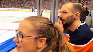 Jeremy Gardiner's Front Row Experience: Oilers NHL Game