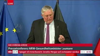 Corona LIVE: NRW-Gesundheitsminister Laumann stellt Corona-Lockerungen vor