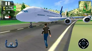 Flying Airbus A380 in Open City - Airplane Flight Simulator - Android IOS Gameplay.