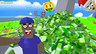 jack all $1,000,000,000 money places in dude theft wars🤑
