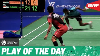 HSBC Play of the Day | Speed and power from Jonatan Christie 🇮🇩 is near perfect with this point