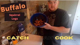 Buffalo Squirrel Legs!  How to clean and cook a Squirrel.  Catch | Clean | Cook