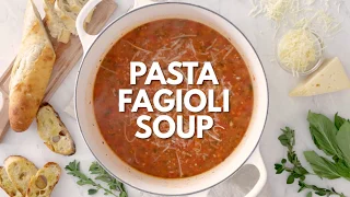 Pasta Fagioli Soup Recipe (Pasta and Beans)