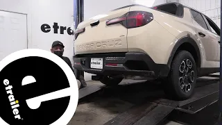 etrailer | Curt Class IIITrailer Hitch Installation - 2022 Hyundai Santa Cruz