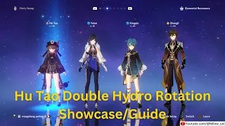 Hu Tao Double Hydro Rotation | Showcase Guide | Genshin Impact