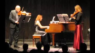 Brahms Hungarian Dance No  5 - Two violins and piano