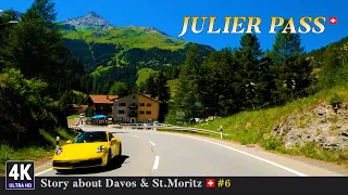 Davos & St.Moritz 🇨🇭 Ep#6 - Julier Pass #2 from Bivio to Cunter in Graubünden Grisons Switzerland