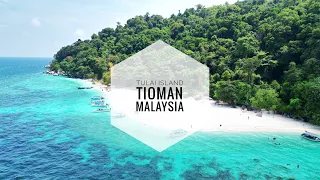 [4K] Flying over Tulai Island | Tioman, Malaysia