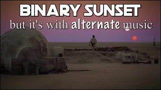 Binary Sunset...but it's scored with the original alternate music