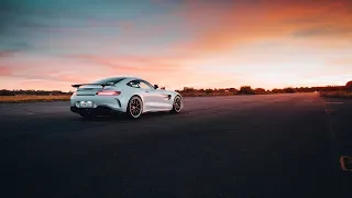 Mercedes-AMG GT R full throttle on a deserted runway!