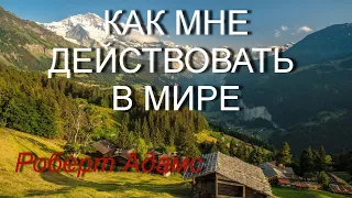 КАК МНЕ ДЕЙСТВОВАТЬ В МИРЕ ? [Роберт Адамс, озв.Никошо]