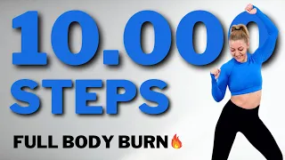 🔥10.000 STEPS WEIGHT LOSS WORKOUT🔥STEADY STATE CARDIO🔥NO SQUATS/LUNGES🔥NO JUMPING🔥FULL BODY BURN🔥