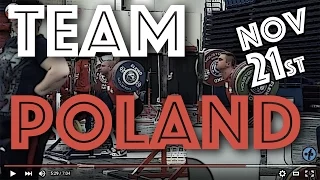 Team Poland - 2015 WWC Training Hall (Nov 21)