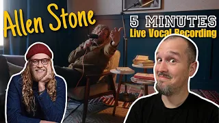 Allen Stone - 5 Minutes (Live Vocal Video) | REACTION!!!